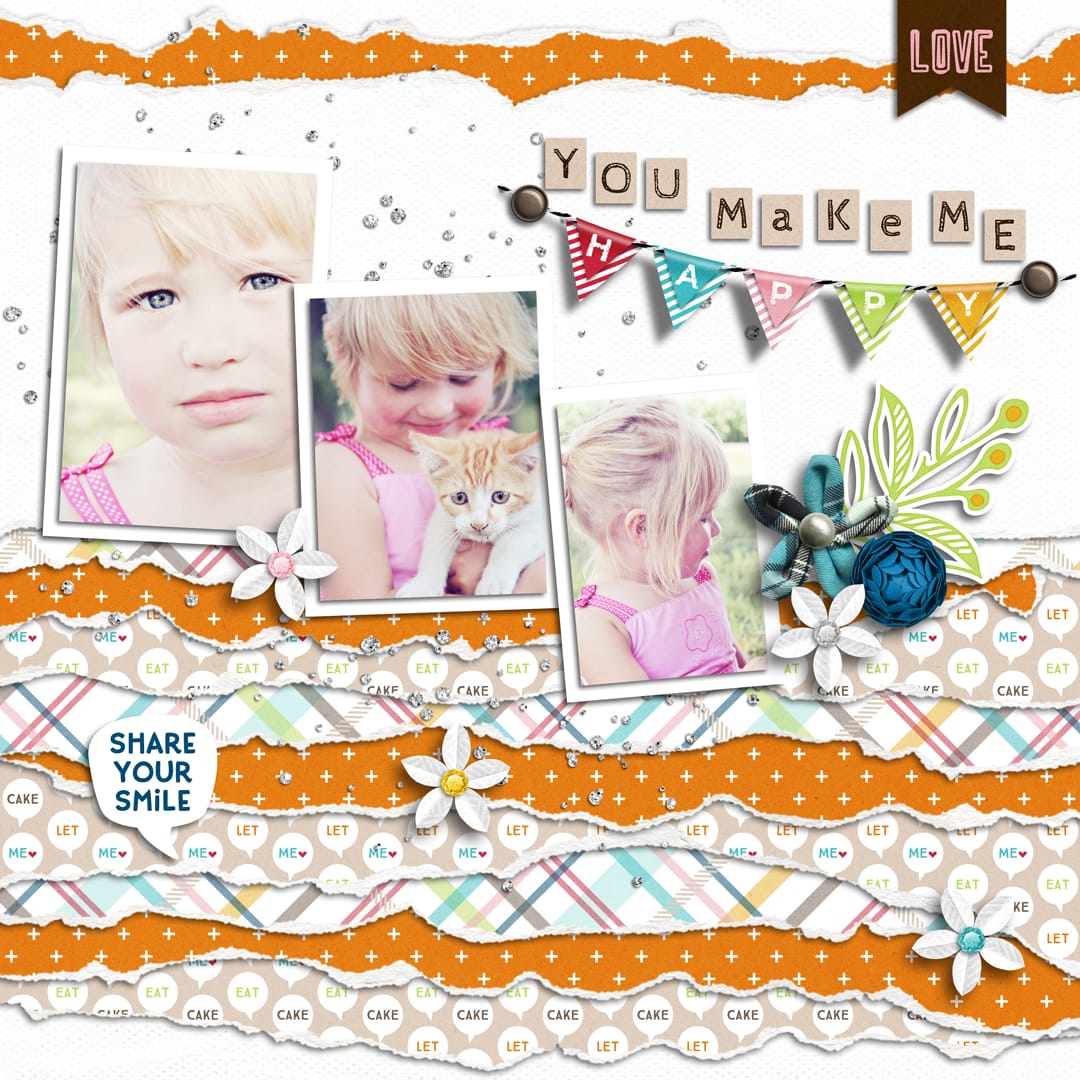 Time For Cake | Collection, Torn Paper Play 09 | Templates