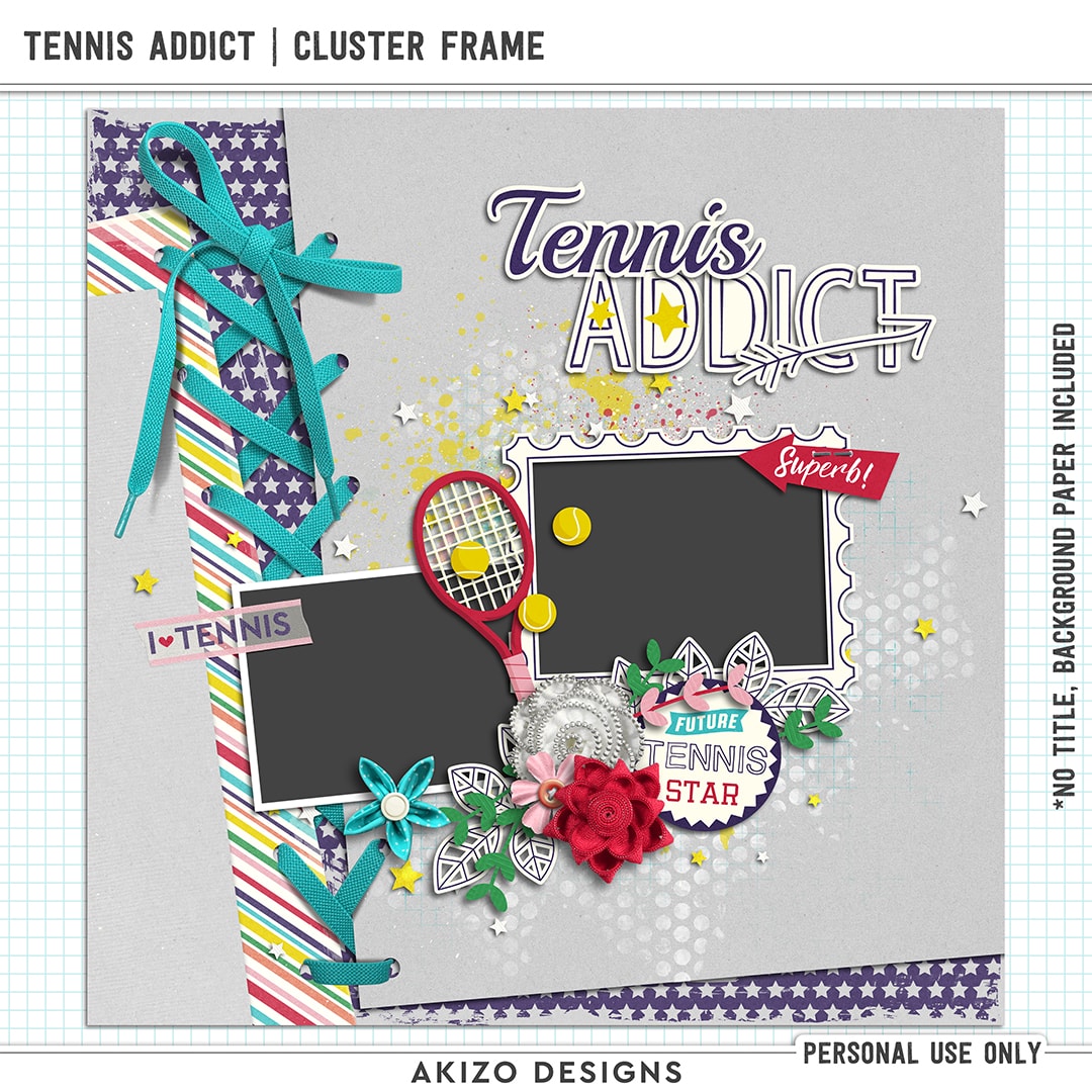 Tennis Addict | Cluster Frame