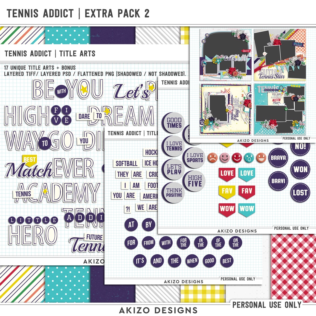 Tennis Addict | Extra Pack 2