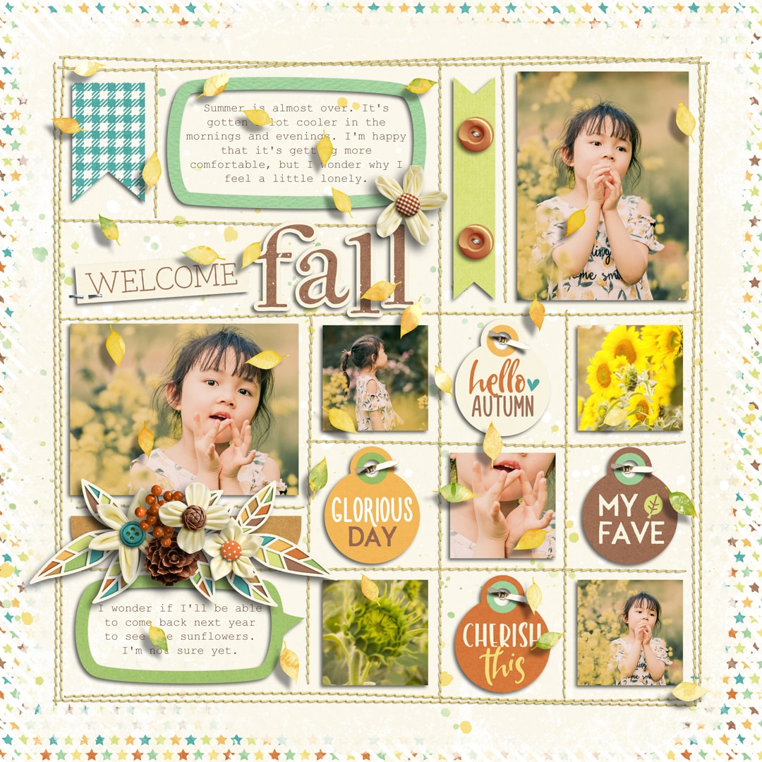 Falling Into Autumn | Collection, In The Box 03 | Templates