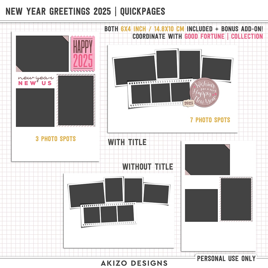 New Year Greetings 2025 | Quickpages + Add-on