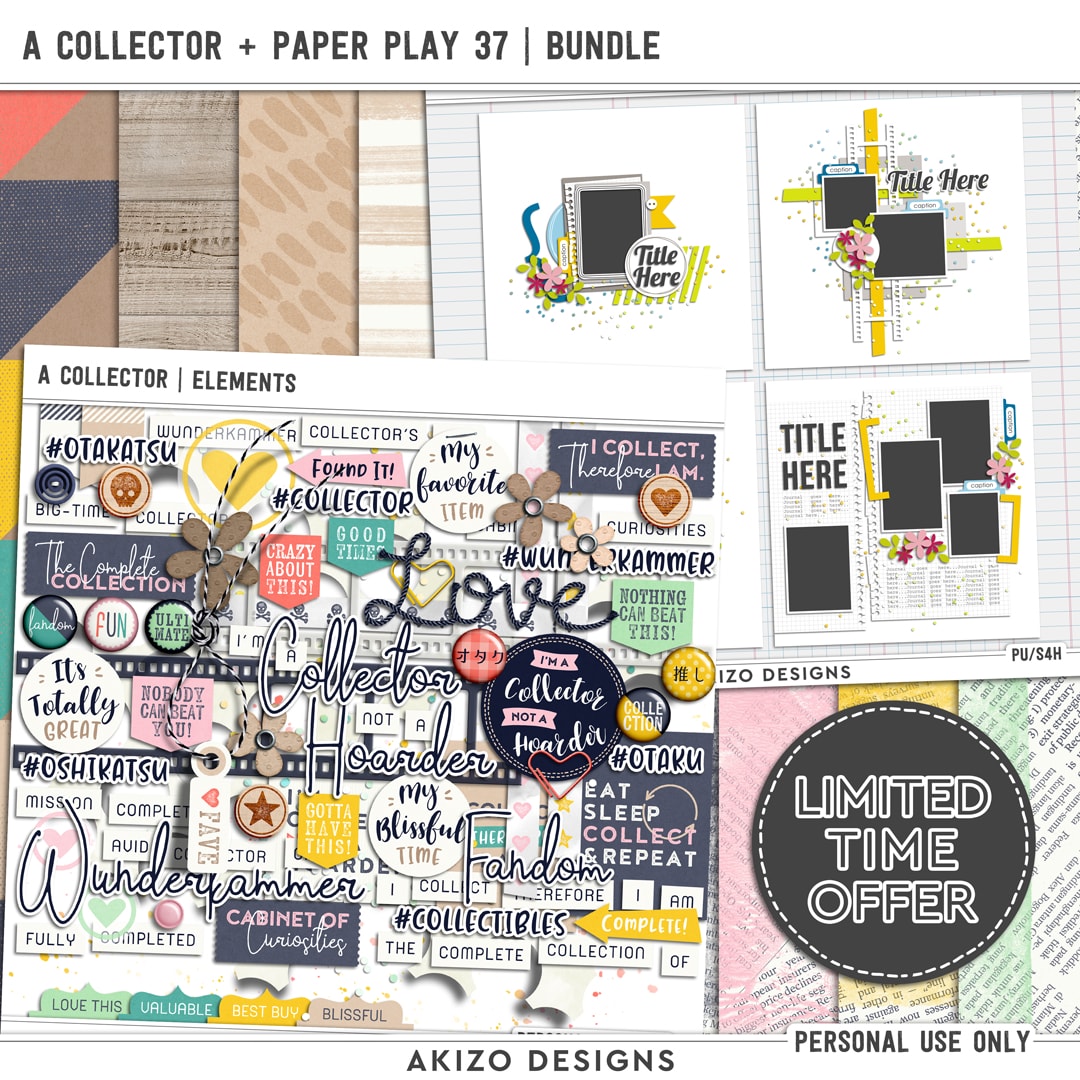 A Collector + Paper Play 37 | Bundle