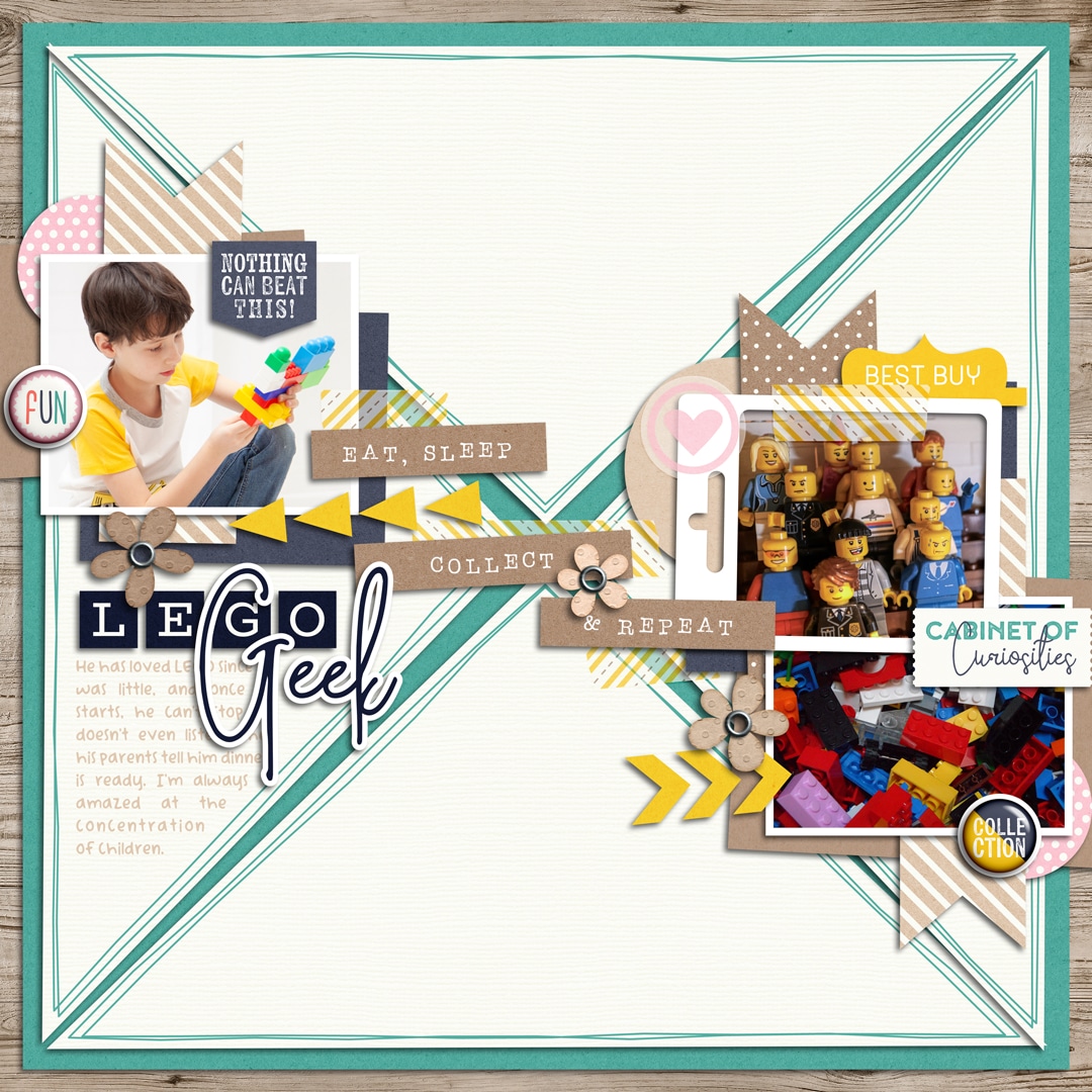 A Collector | Kit, This Makes Me Happy | Collection, Paper Play 19 | Templates