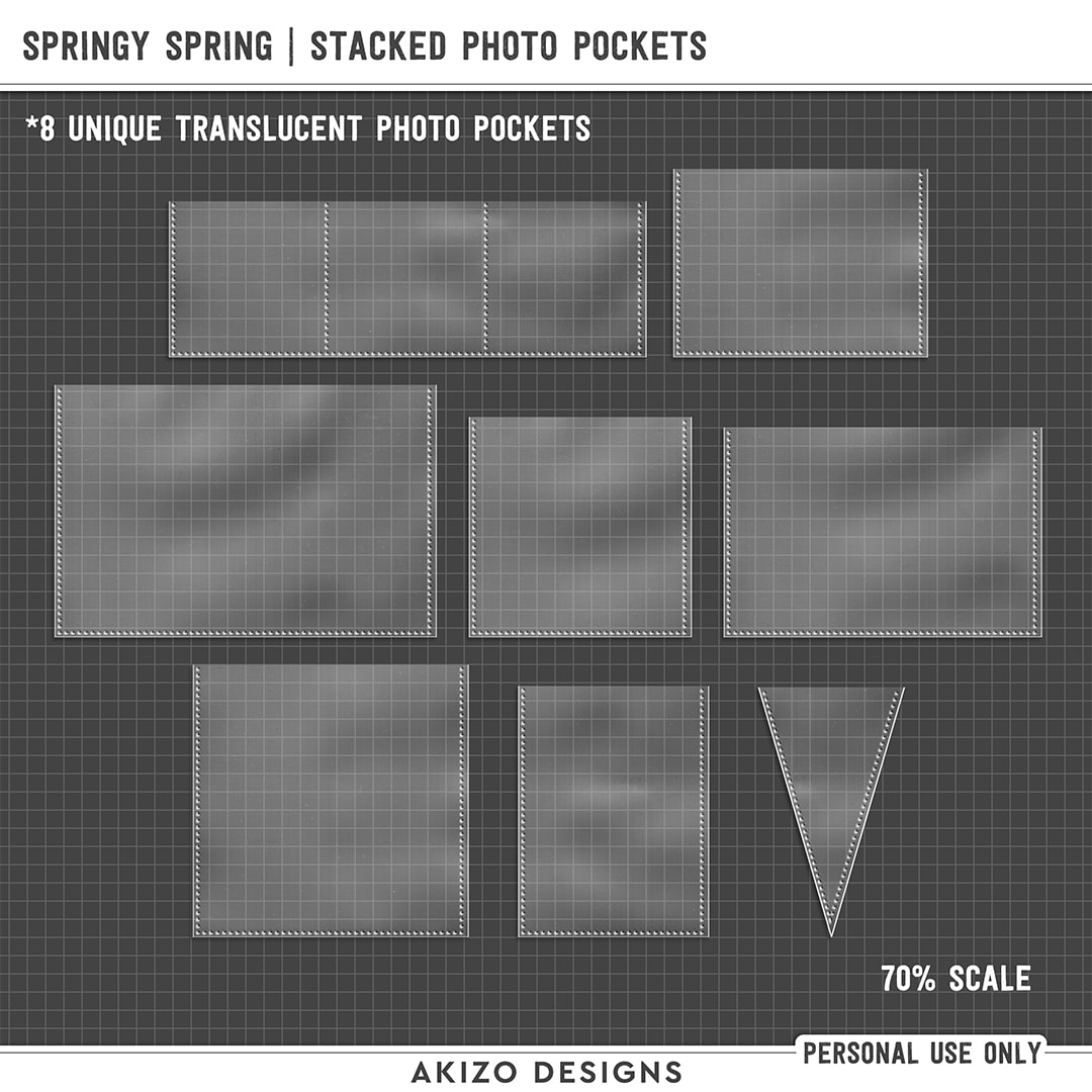 Springy Spring | Stacked Photo Pockets