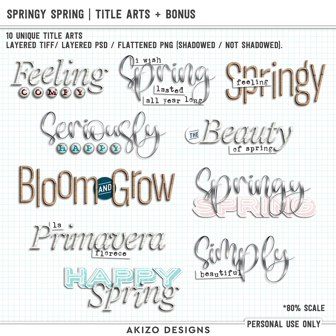 Springy Spring | Title Arts