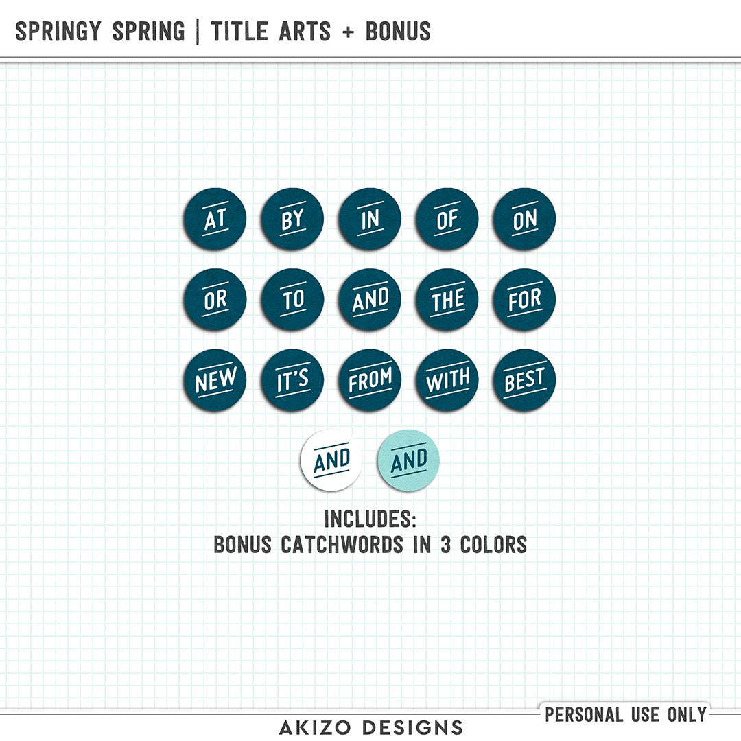 Springy Spring | Title Arts
