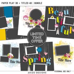 Paper Play 38 + Titled 40 | Bundle