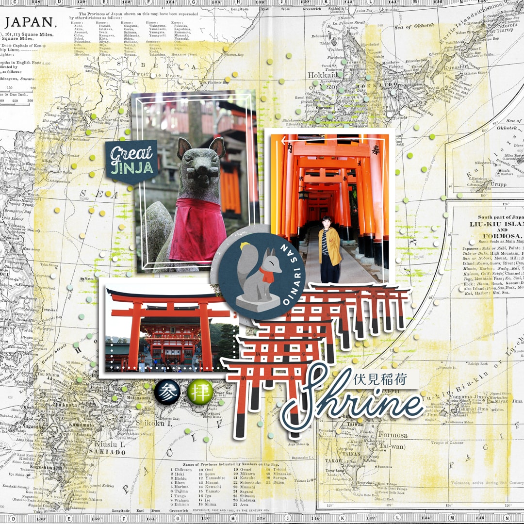 Visit Shrines | Kit, Paper Play 38 | Templates