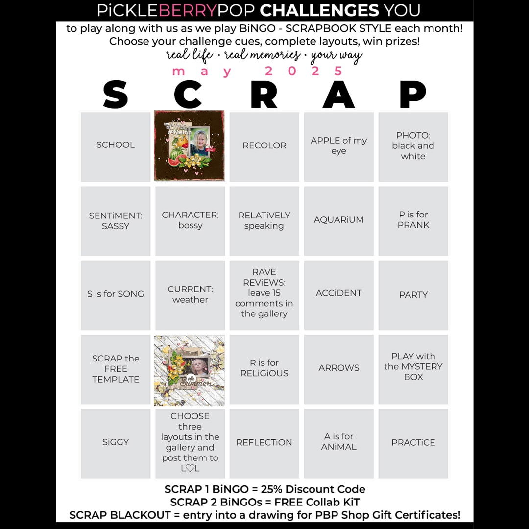Bingo Challenge May 2025