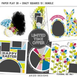 Paper Play 39 + Crazy Squares 13 | Bundle