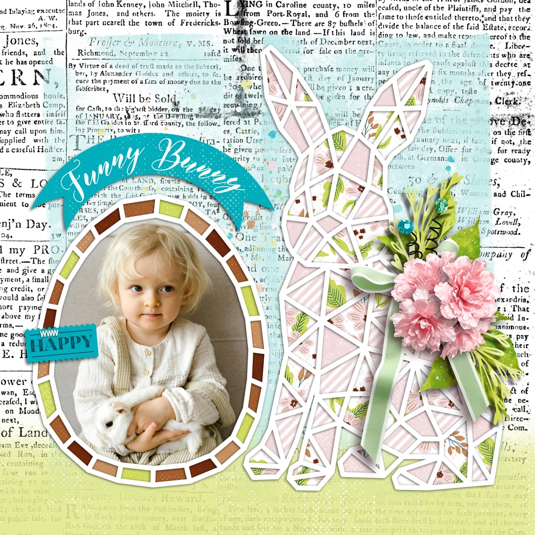 Springy Spring | Collection, Crazy Squares 13 | Templates