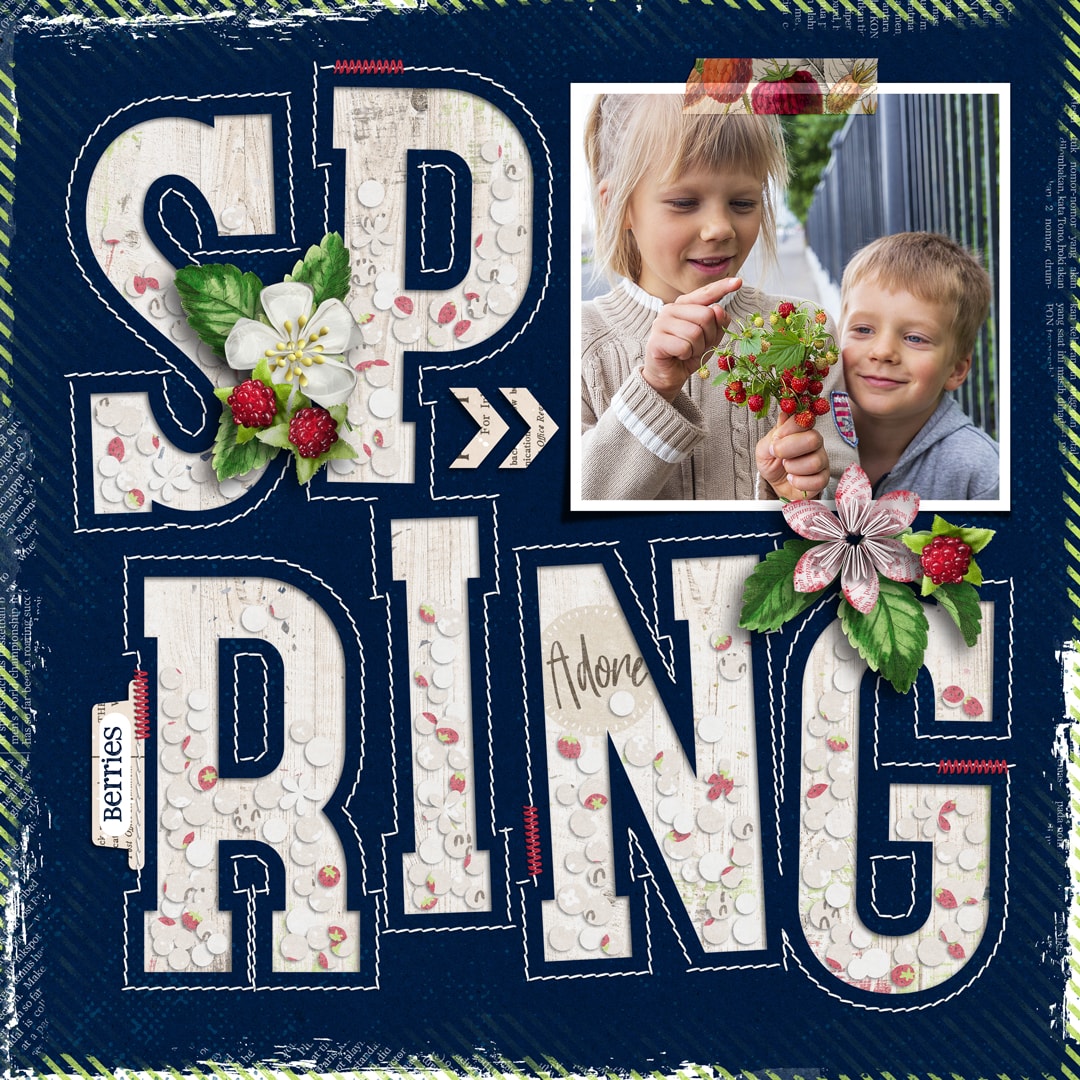 Very Berry | Kit, Playing With Confetti 05 | Templates