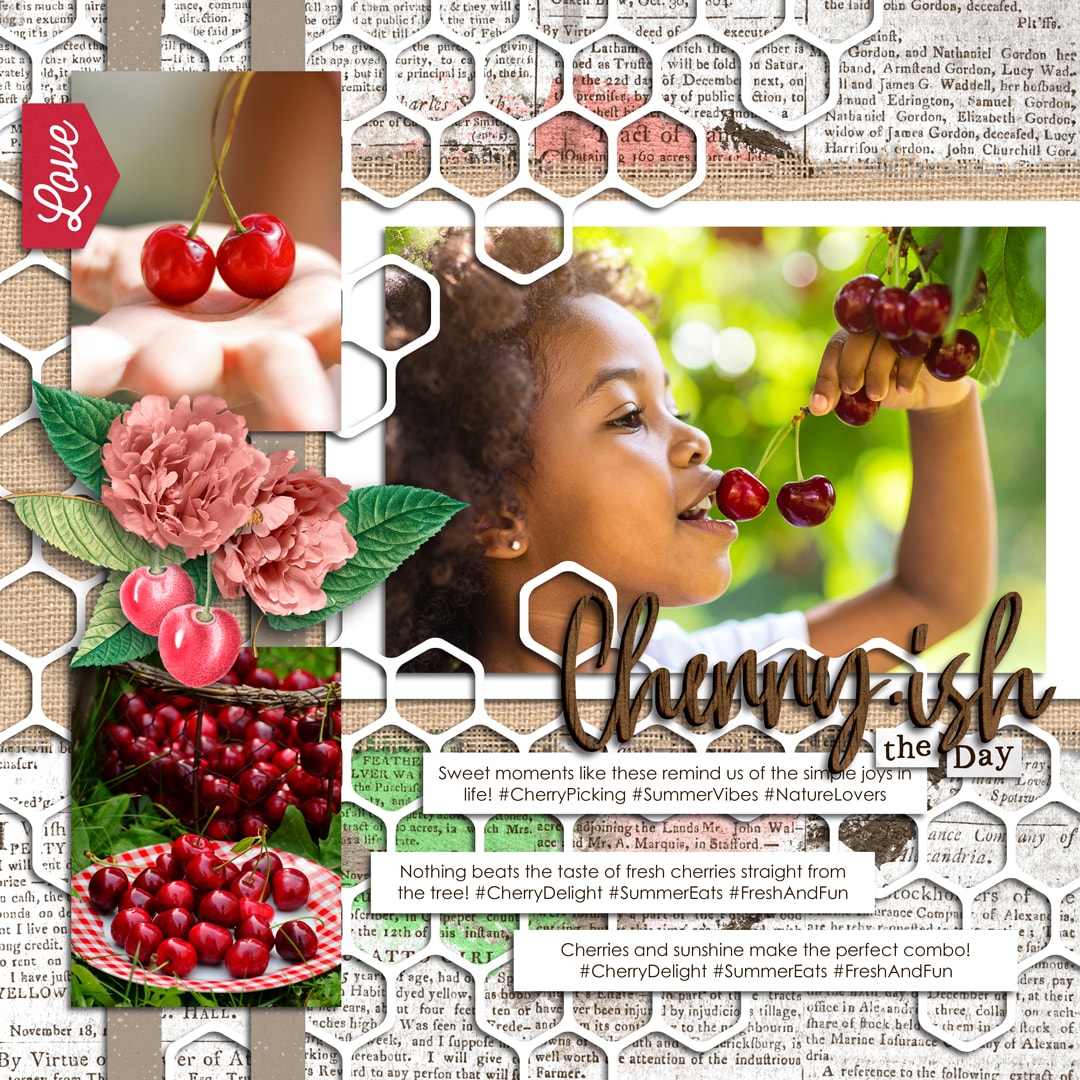 Cherryish | Kit, Paper Play 15 | Templates