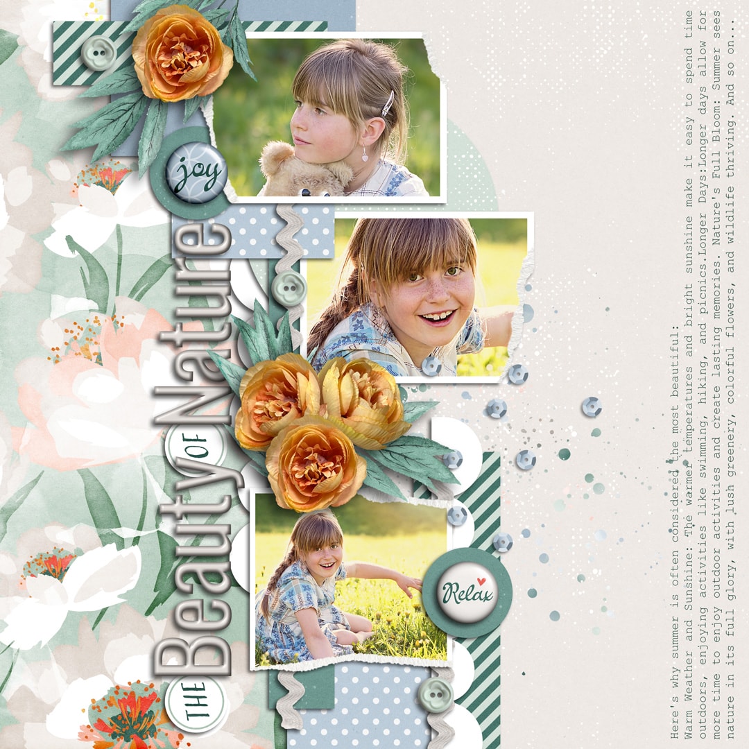 Feels Like June | Collection, Torn Paper Play 03 | Templates