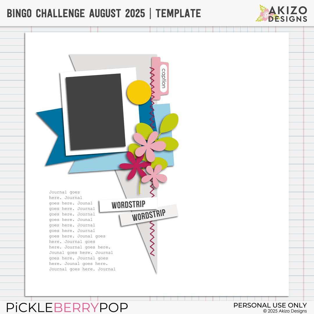 Bingo Challenge August 2025 | Template
