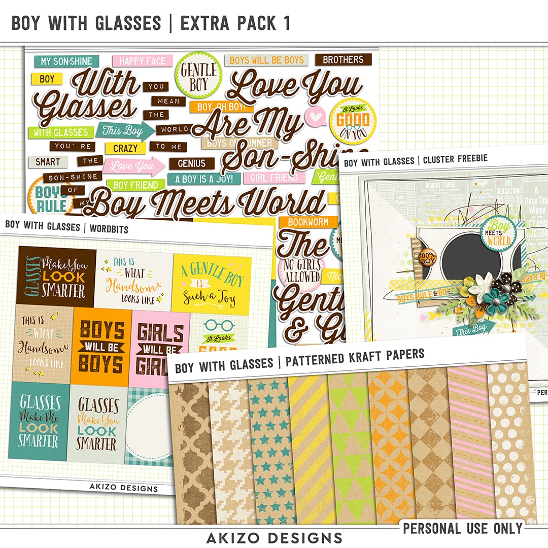 Boy With Glasses | Extra Pack 1