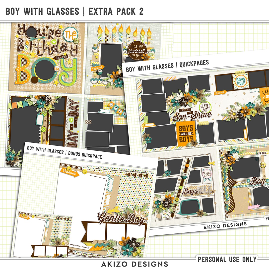 Boy With Glasses | Extra Pack 2