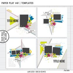 Paper Play 41 | Templates