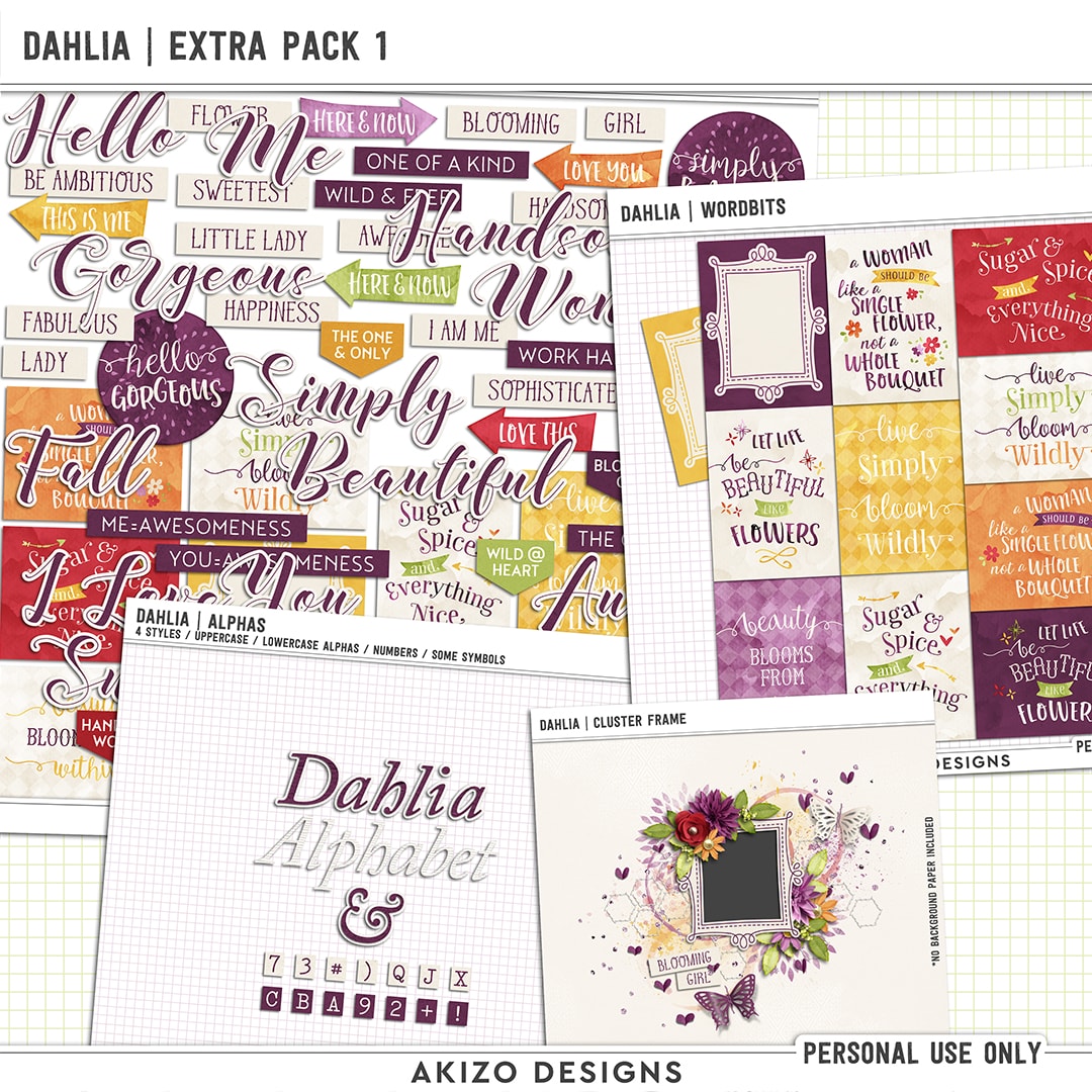 Dahlia | Extra Pack 1