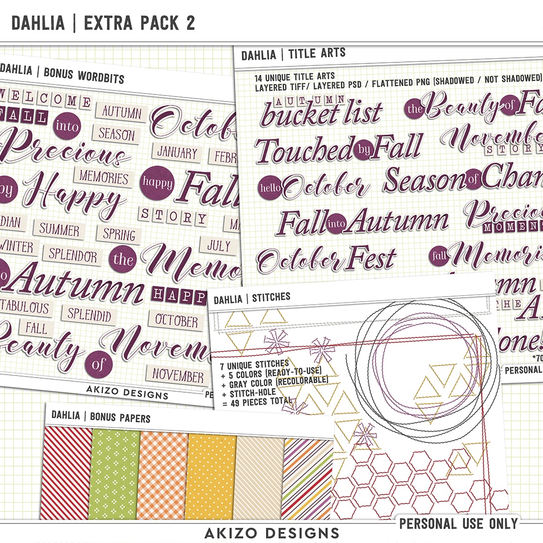 Dahlia | Extra Pack 2