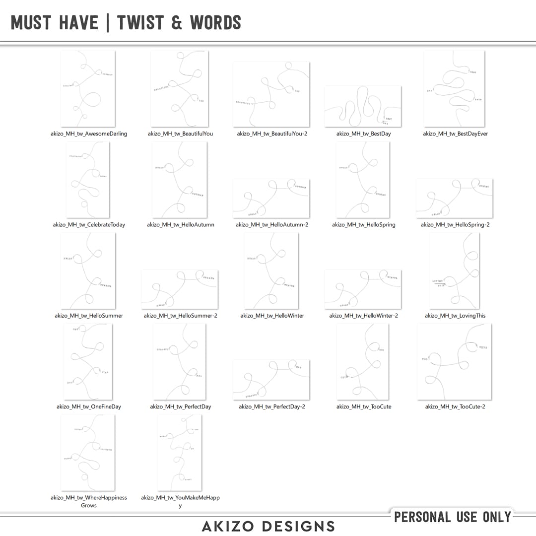 Must Have | Twist And Words