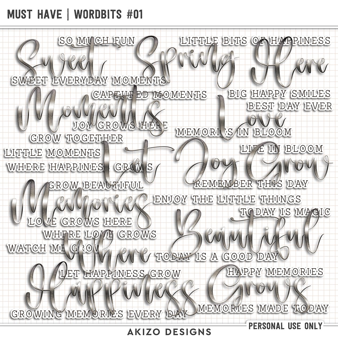 Must Have | Wordbits 01