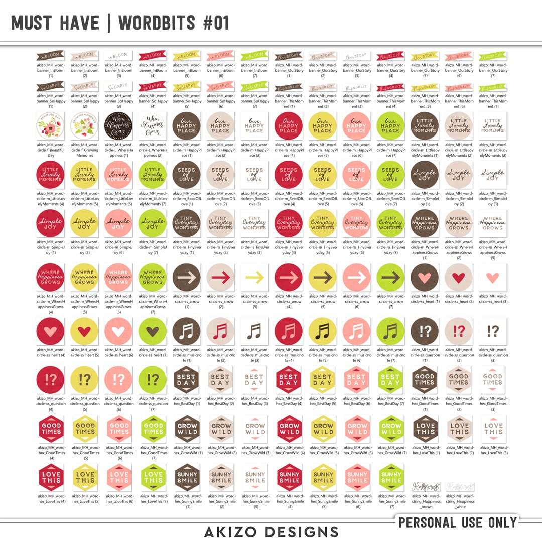 Must Have | Wordbits 01