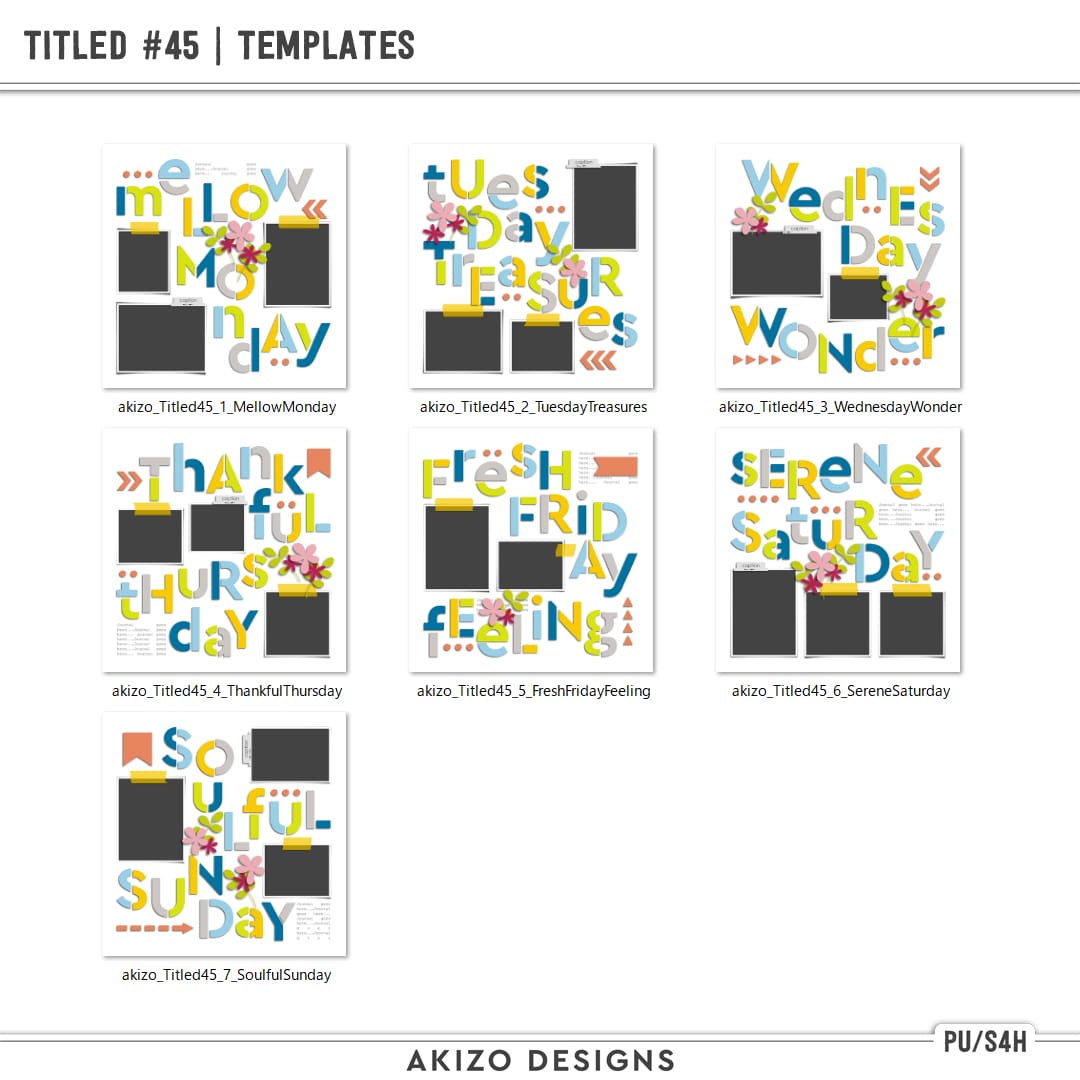 Titled 45 | Templates