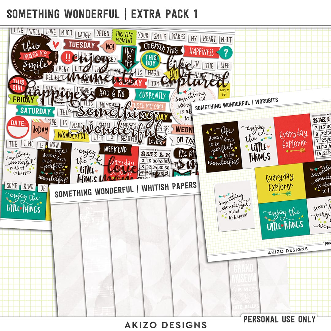 Something Wonderful | Extra Pack 1