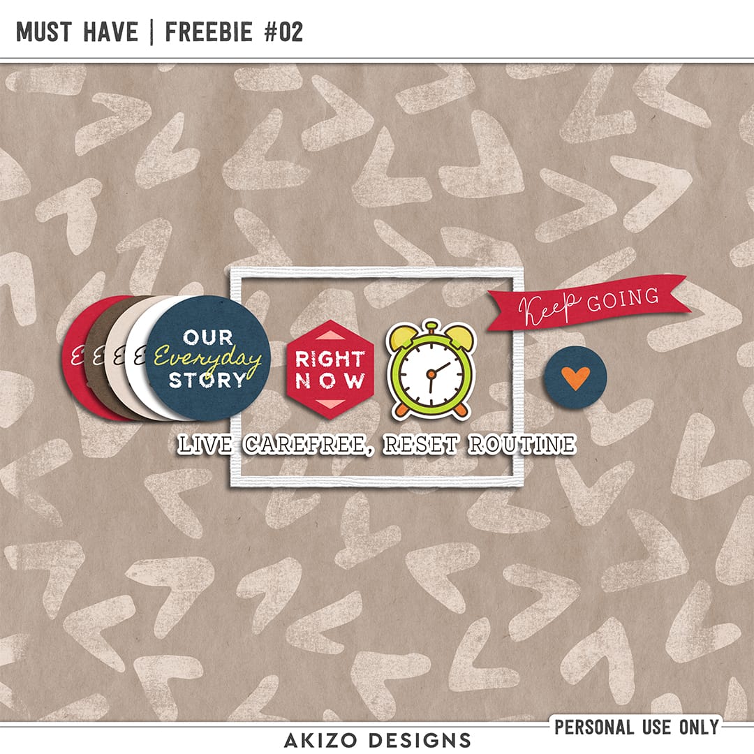 Must Have | Freebie 02 (included in Must Have - Routine | Bundle)