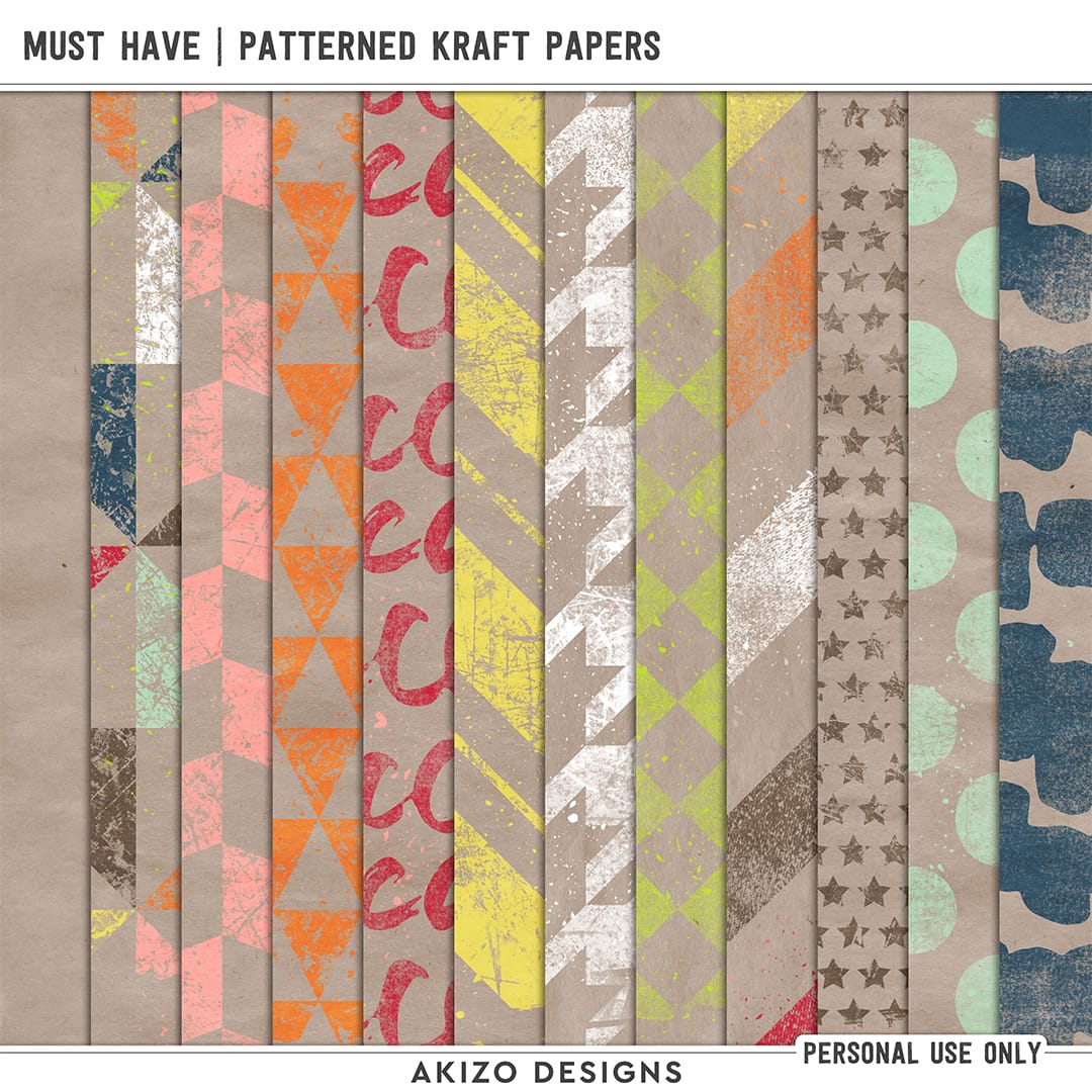Must Have | Patterned Kraft Papers