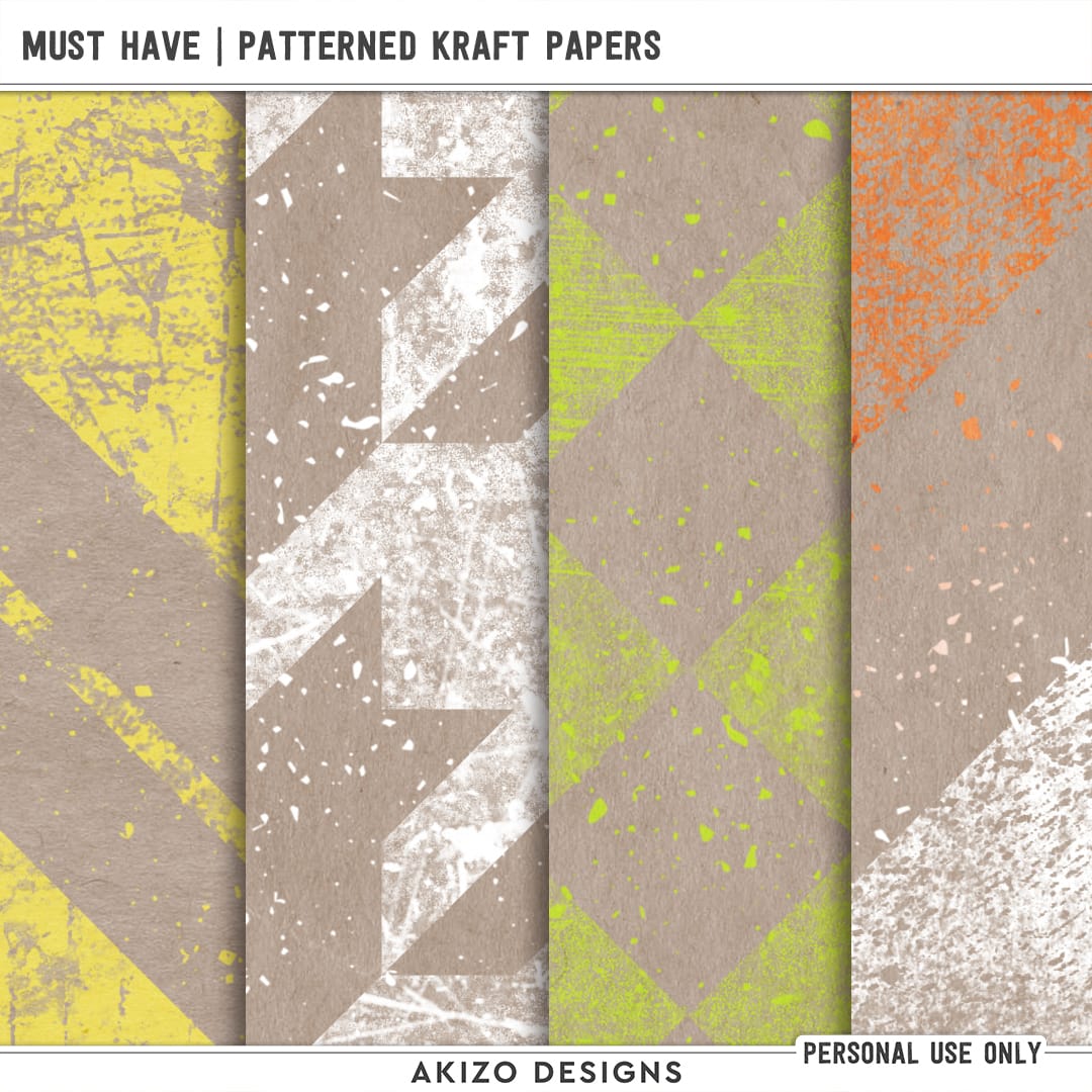 Must Have | Patterned Kraft Papers